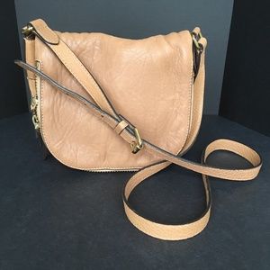 Vince Camuto Baily Crossbody Chestnut Leather Bag